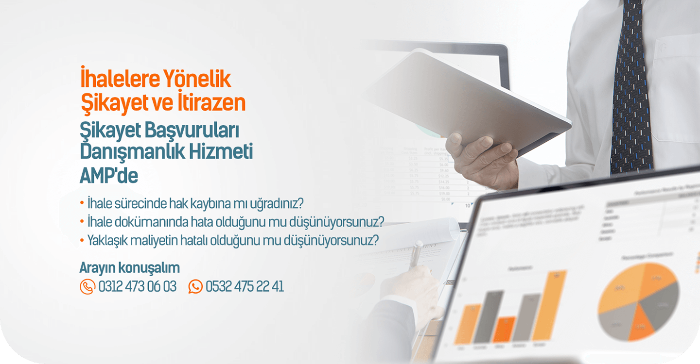 Şikayet ve İtirazen Şikayet Başvuru Danışmanlığı AMP Danışman'da